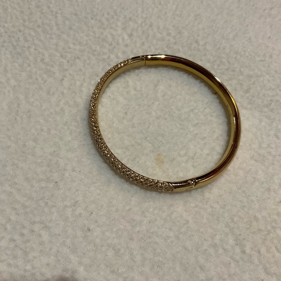 Jewelry - Gold tone Bangle with Rhinestones